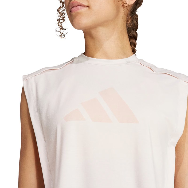 Polera sin mangas Power Performance Big Logo para Mujer Marca Adidas