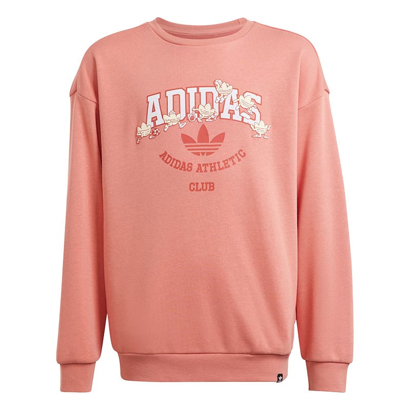 Poleron Crew para Niños Marca Adidas