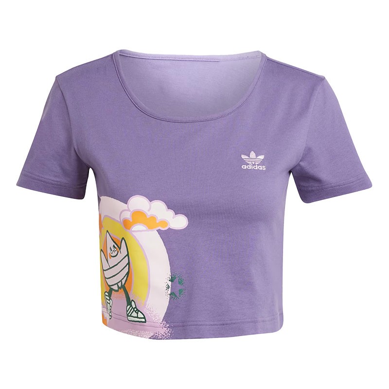 Polera corta para Mujer Marca Adidas