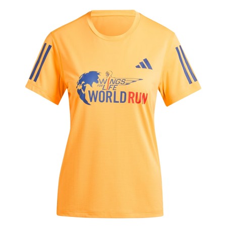 Polera De Participante De Wings For Life World Run Mujer Marca Adidas