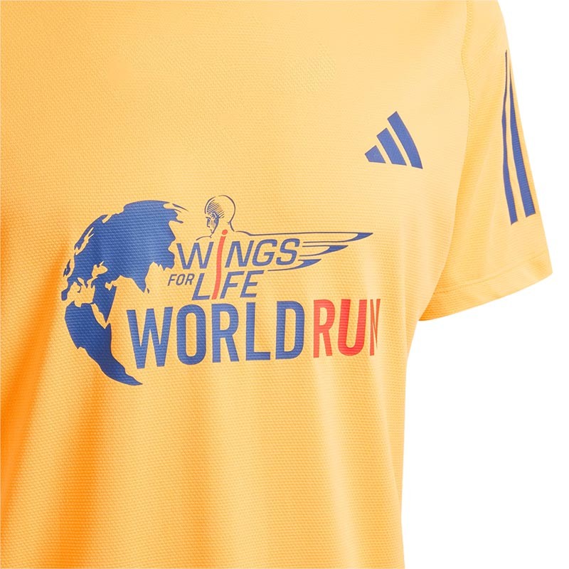 Polera De Participante De Wings For Life World Run Hombre Marca Adidas